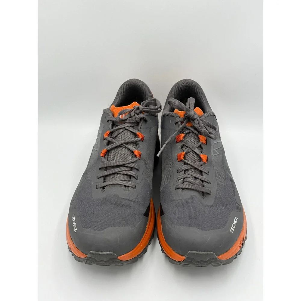 Tecnica Spark S GTX Mens 12.5 Hiking Shoes Grey Orange Gore-Tex Vibram